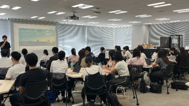 昨年の2weekインターン、初日オリエンの様子