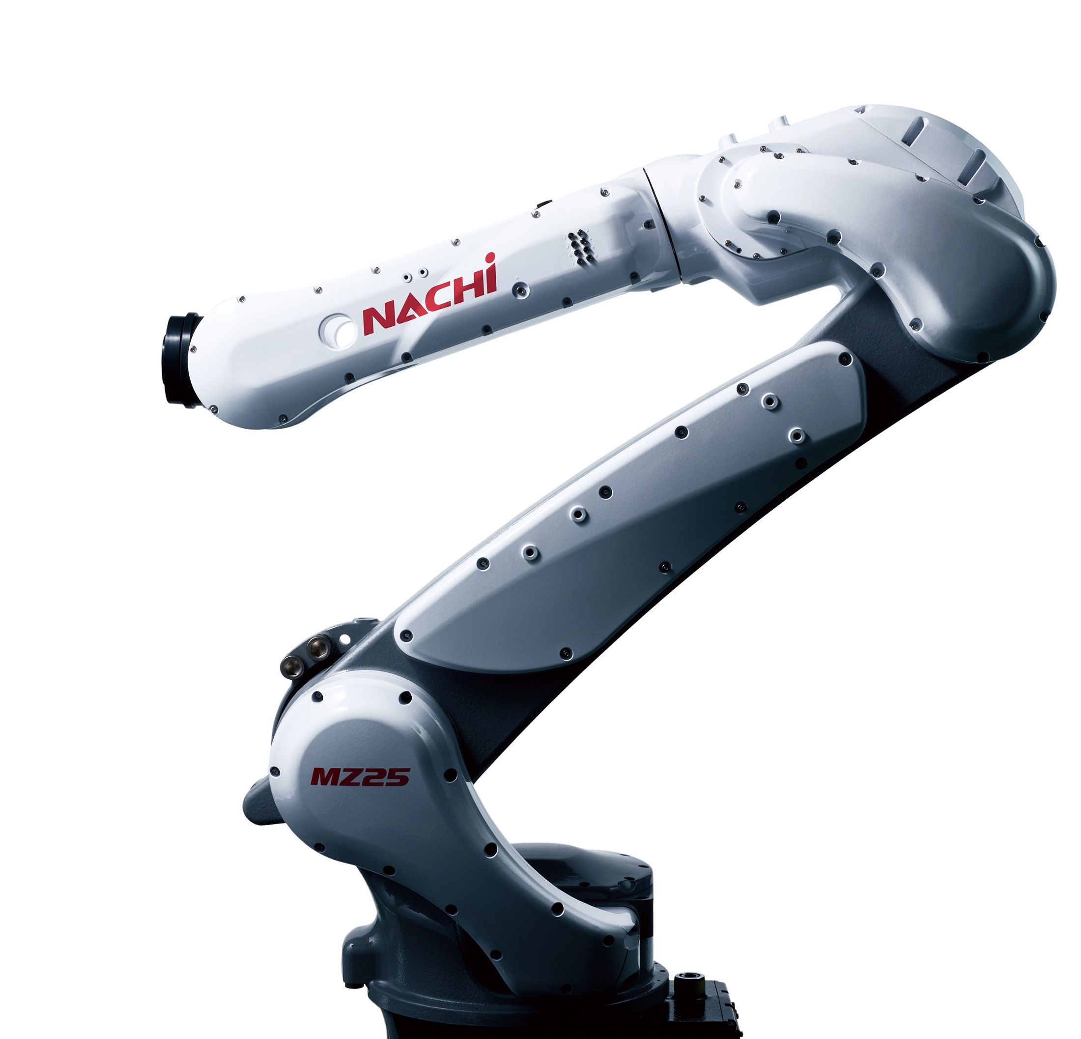NACHIの産業用ロボット。配線はインサイドでスタイリッシュ。