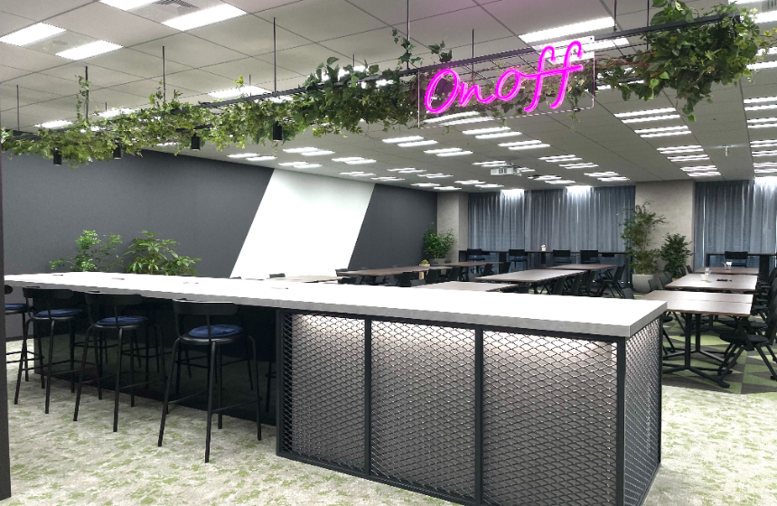 社員の柔軟な働き方を実現するオフィス