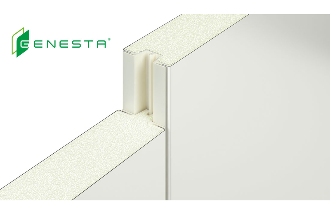 主力製品「ノンフロン断熱パネル　ジェネスタ」