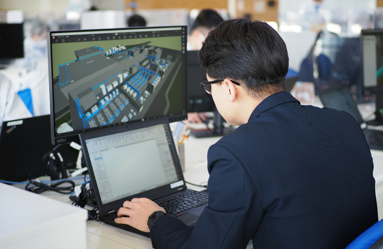 デジタル技術を使った省人化、効率化の追求