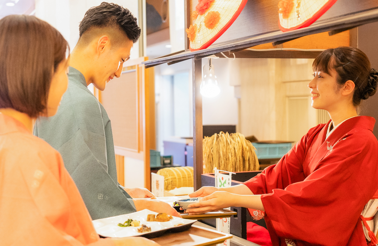 日本の伝統文化を伝える、和装でのおもてなし