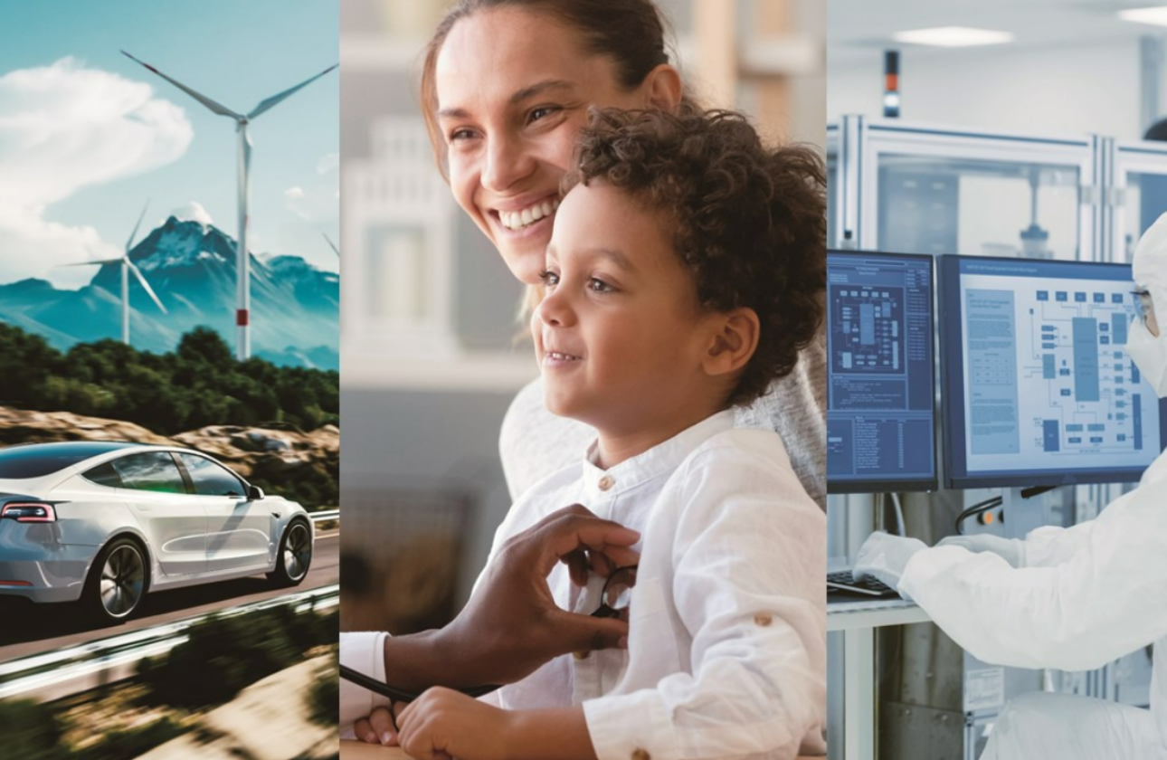 「HORIBAが挑戦する３つの分野」