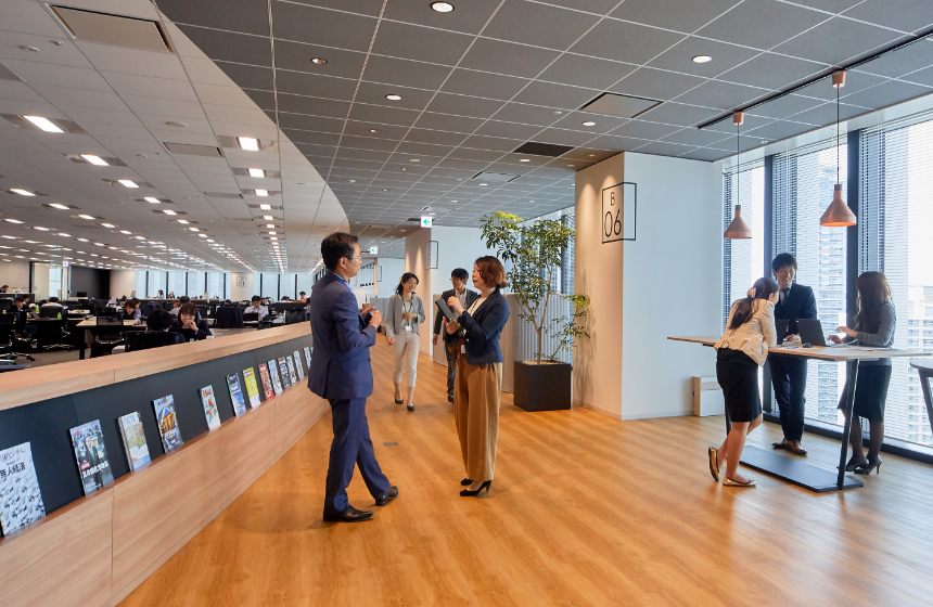 成長意欲の高い方には多くのチャンスが得られる風土。