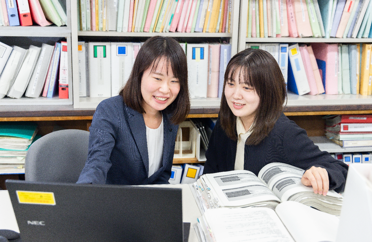 トレーナー制度により安心して仕事に取組める