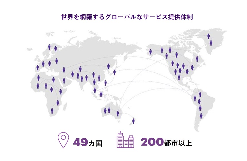 アクセンチュアの強み②:グローバルネットワーク