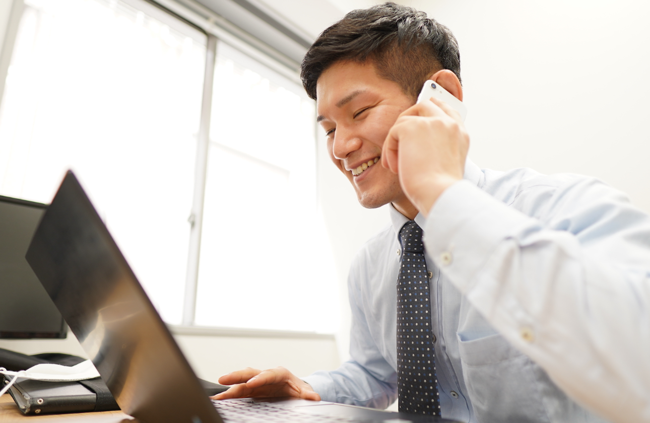 当社営業の強みは裁量権が大きいところ！商材の縛りが少なく広い範囲で活動できる