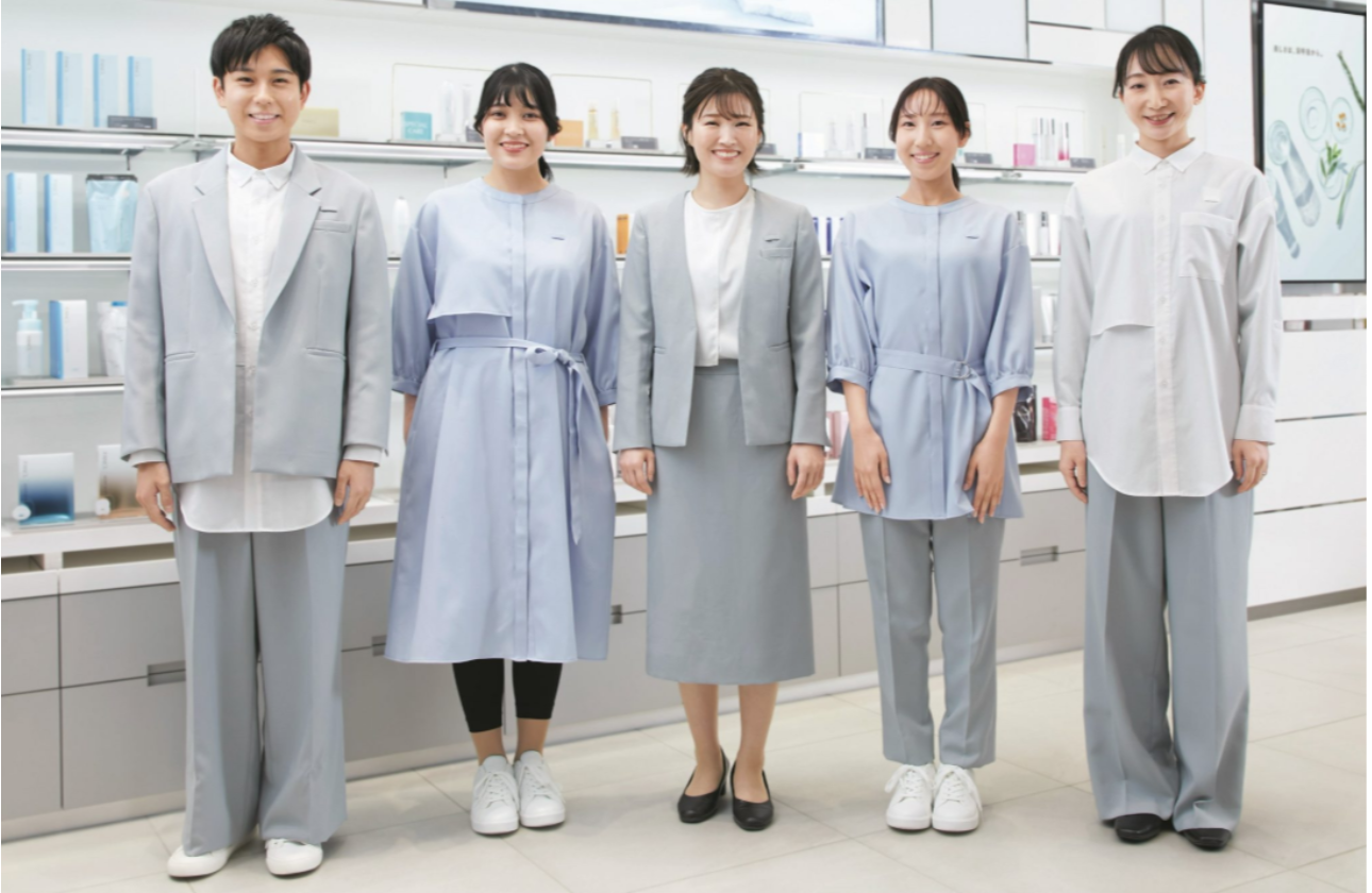 【ユニフォーム事業｜事例紹介】FANCLの新制服の製作と使用済みとなった旧制服をアップサイクル