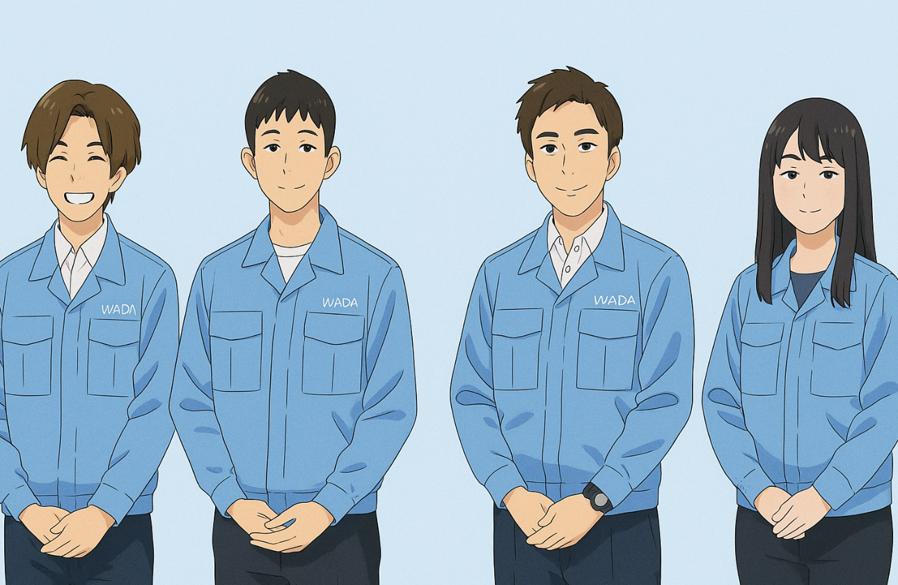 ワダタスク社員は全員、業界未経験スタートです