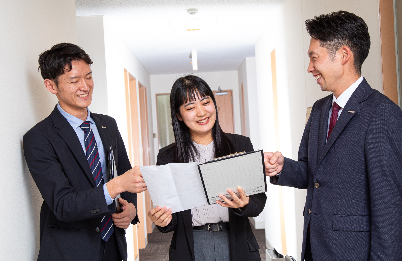 不動産業界をお客様のための業界へ変革するという大きな使命を持つ当社。説明会にて詳しくお伝えしますね!