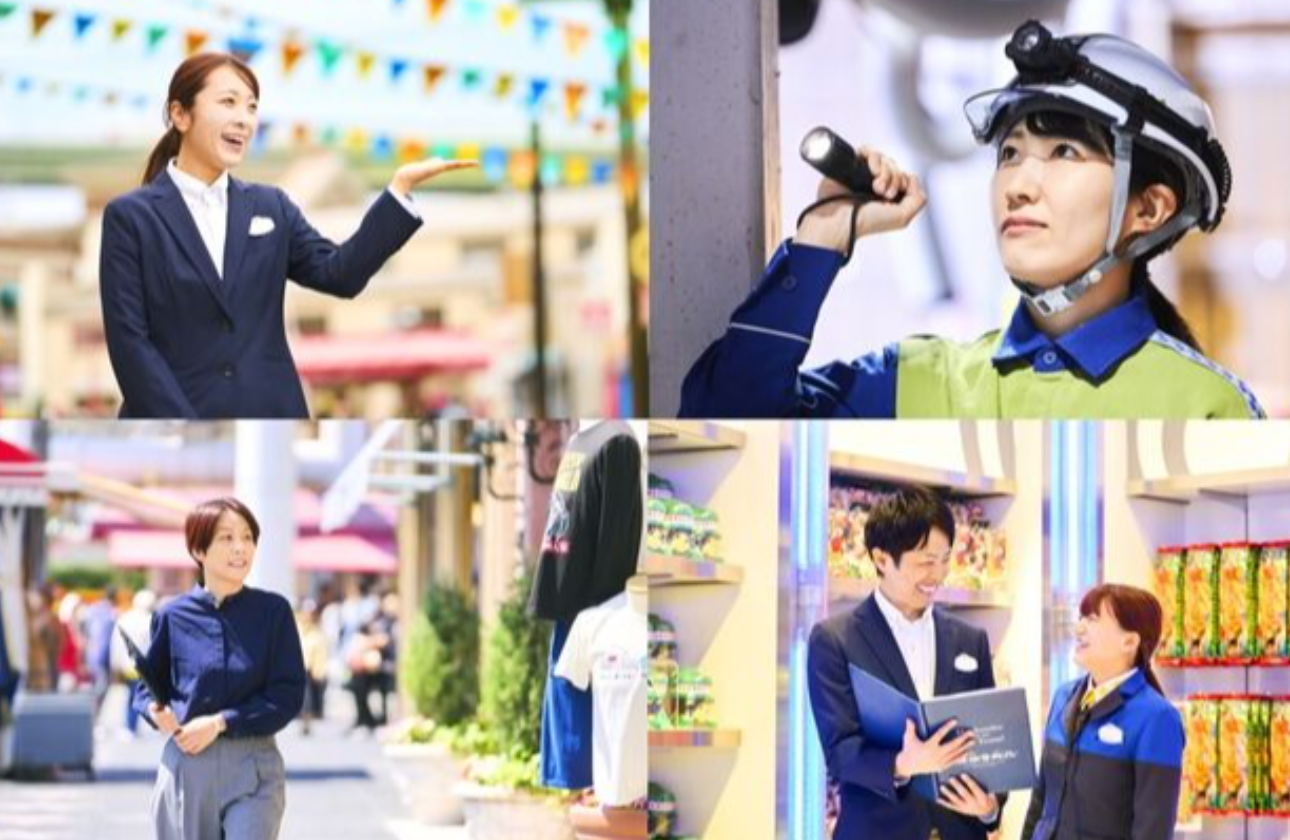 多種多様な業種業態の集合体であるUSJ。さまざまな職種で社員1人1人が高い役割意識をもって活動しています。