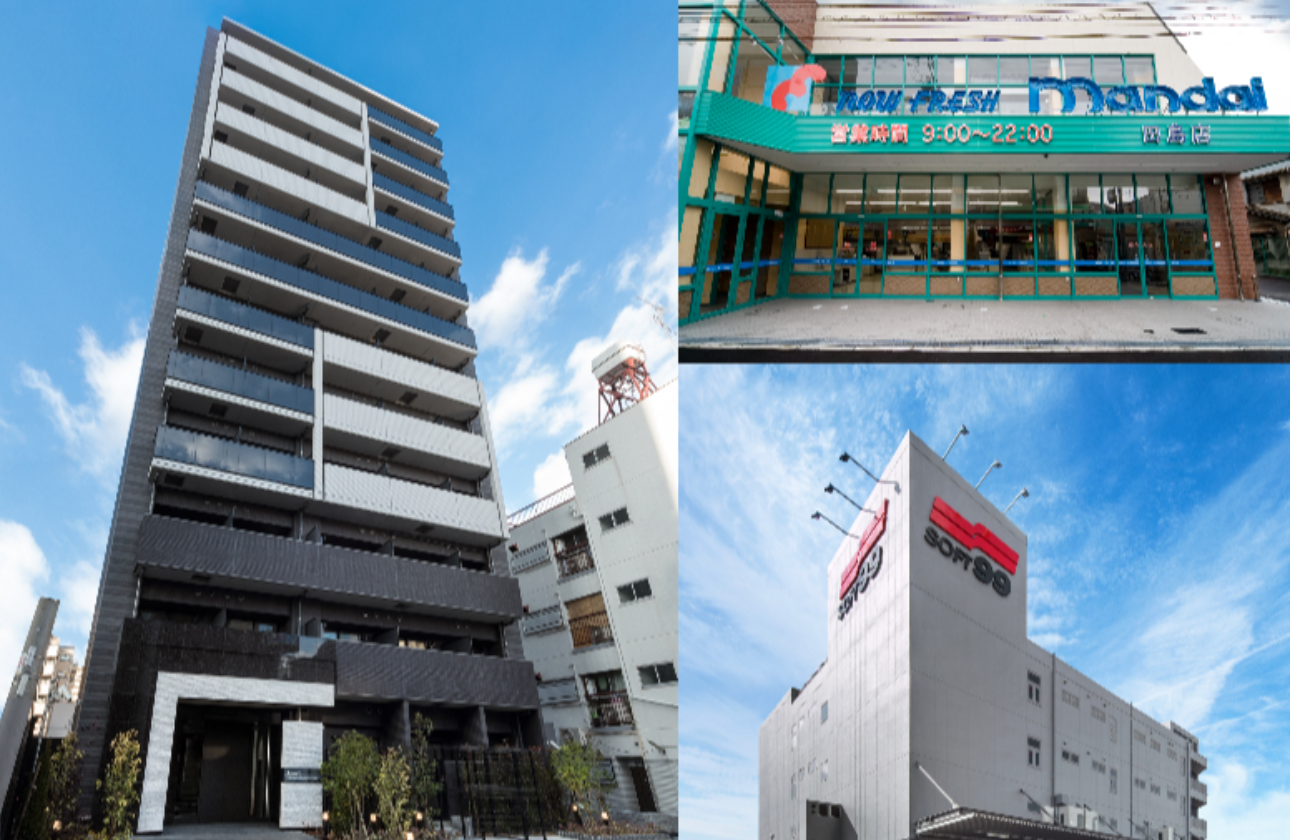 大阪府下を中心に、マンションや福祉医療施設・事務所棟・教育施設・商業施設・倉庫など鉄筋コンクリート造・鉄骨造の建築を手がけています。