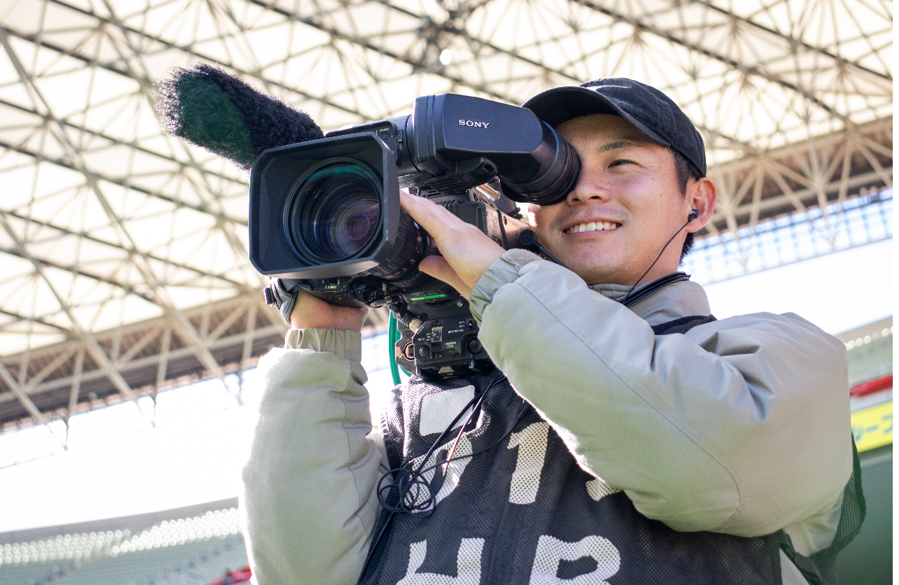 大型番組・スポーツ中継などスケールの大きな仕事に携われる