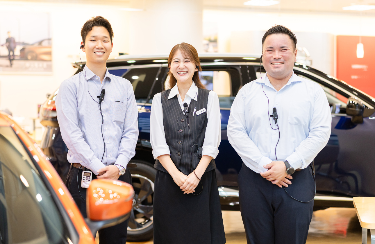 新車販売台数日本一！  若手社員が活躍できる環境