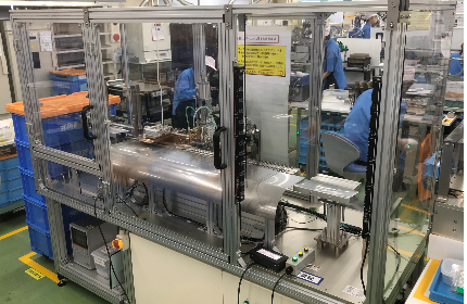 サーミスタを作る製造装置も社内で内製