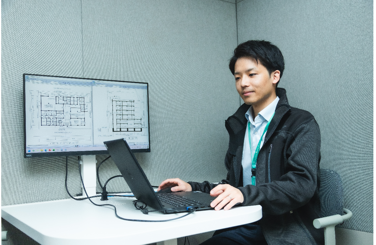 多くの建築物に関わり、広く学べて成長ができます！