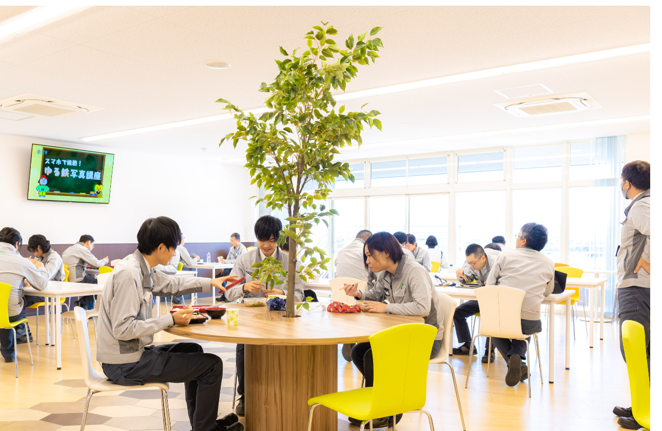 開発から製造、営業、メンテナンスまで社内でコミュニケーションがとりやすい環境