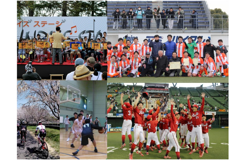 仕事から離れ、職員同士の交流になっています。
コロナ禍で活動できない部活も多いですが、みなさん好きなことをやっているので良い表情ですね。