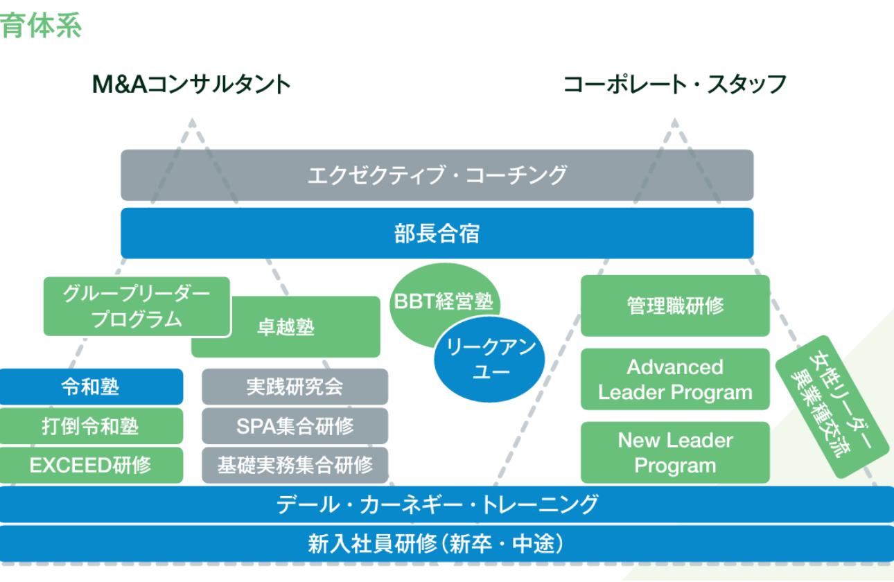 業界内で圧倒的な育成＆活躍支援体制