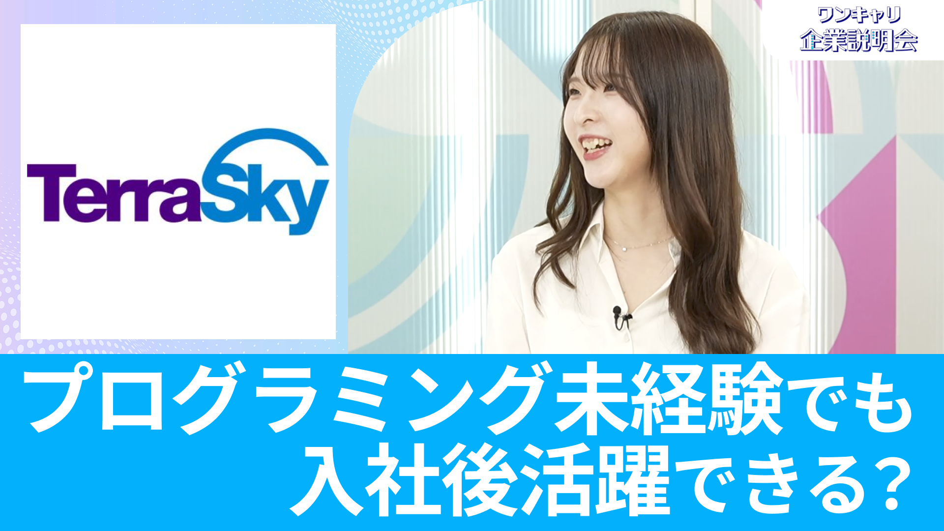 【テラスカイ】26卒向けオンライン企業説明会『ワンキャリ企業説明会』